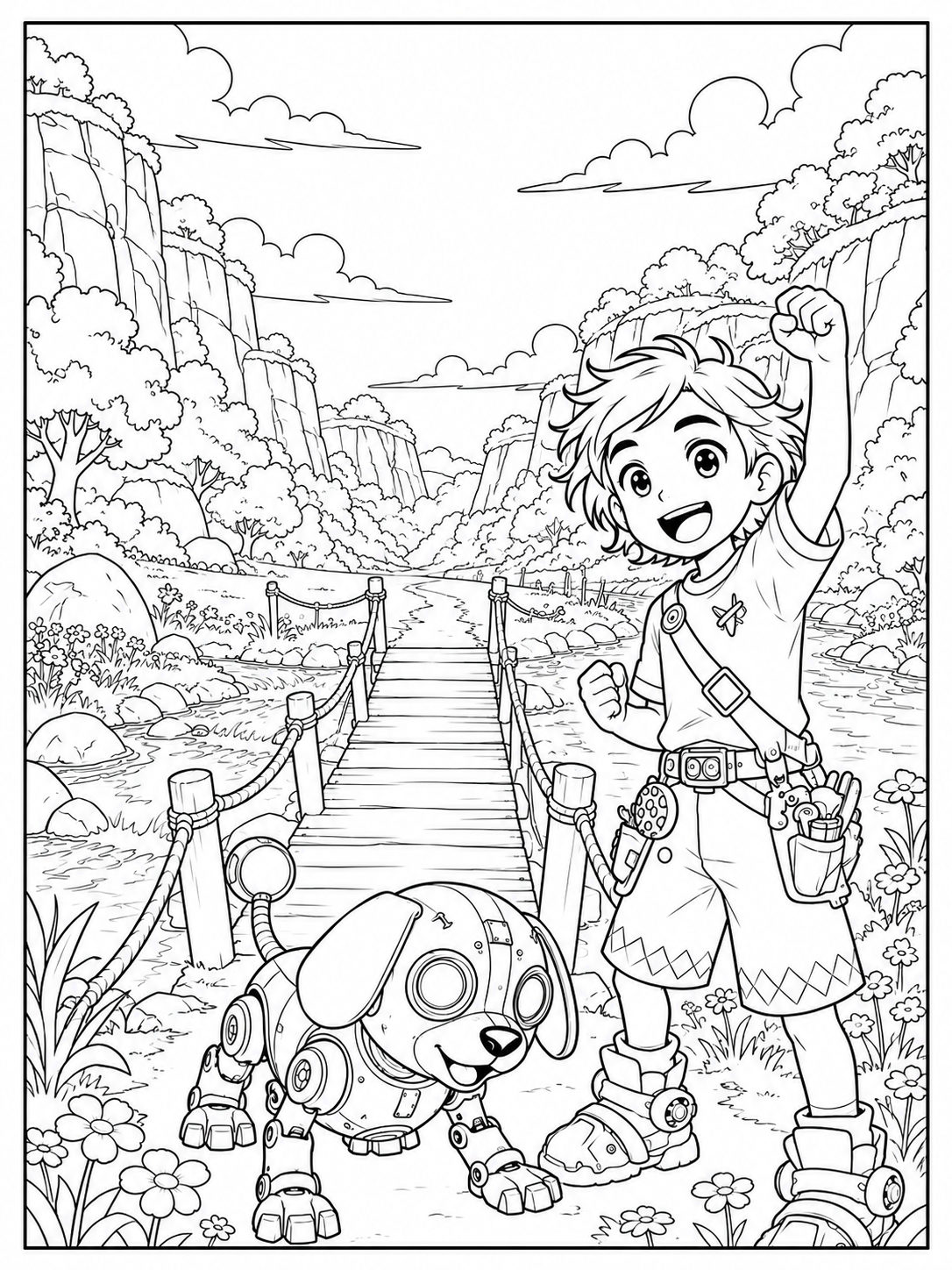 Gearik coloring page